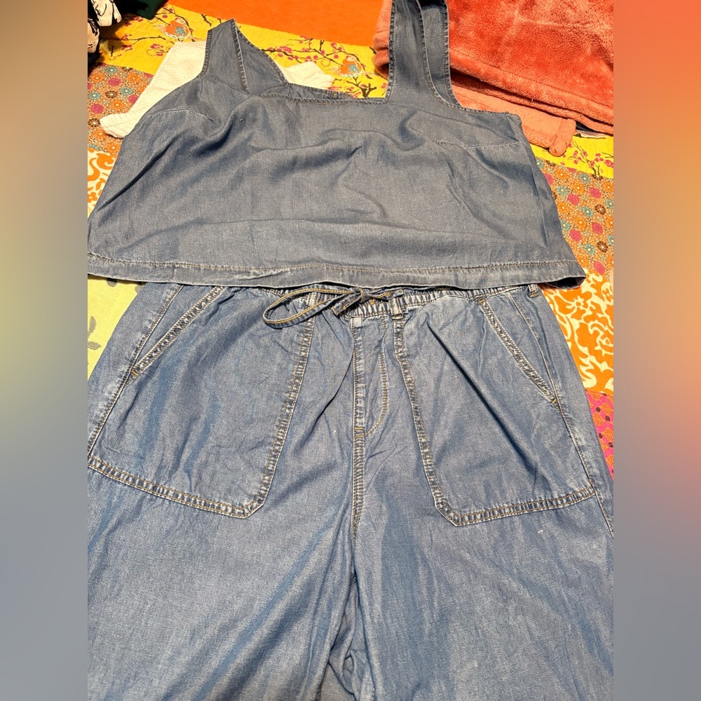Torrid tencel pant and shirt